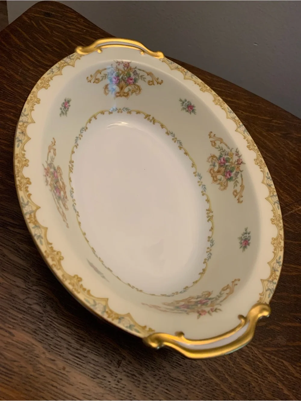 Rare 1933 Noritake vegetable serving bowl in Acacia pattern